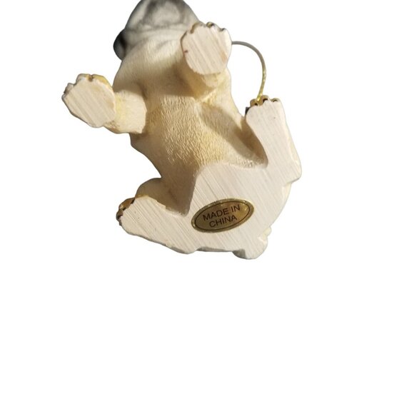 Pug Christmas Ornament ACA Limited Edition 3" Dog Puppy Figural - Picture 5 of 5